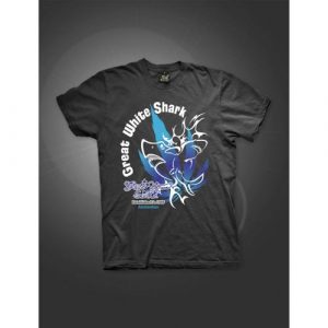 - NEW - GREEN HOUSE MAGLIETTA GREAT WHITE SHARK UOMO NERO [XXL] (ATS003)
