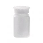 BOTTIGLIETTA RETTANGOLARE GRADUATA A BOCCA LARGA - 100ML