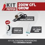 KIT PEPPER 200W CFL GROW