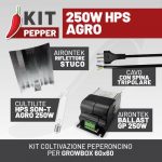 KIT PEPPER 250W HPS AGRO