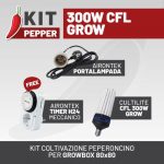 KIT PEPPER 300W CFL GROW