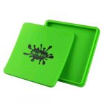 NOGOO - CONTENITORE RETTANGOLARE IN SILICONE OLEOREPELLENTE - 7X7 POLLICI - DIVISIBILE IN DUE VASSOI