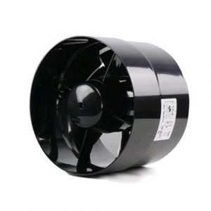 ASPIRATORE BLACK ORCHID AXIAL FLO TURBO EU Ø100 - PORTATA 135 MC/H - CABLATO ITA