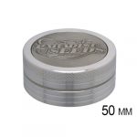 PARADISE SEEDS - GRINDER 3D LOGO ARGENTO 50 MM 2 PARTI