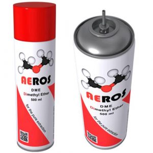 AEROS - BOMBOLA D.M.E. GAS ORGANICO PER ESTRAZIONI - 500ML