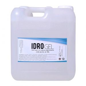 IDROGEL - GEL IGIENIZZANTE 70% ALCOL - 5L