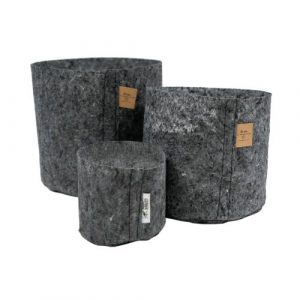 ROOT POUCH - VASO IN TESSUTO CHARCOAL - 16L
