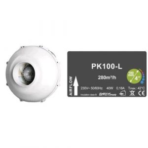 PRIMA KLIMA - ESTRATTORE CABLATO PK100-L - Ø100 - UNA VELOCITÀ - 280 MC/H