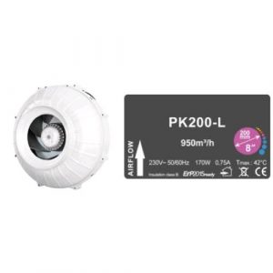 PRIMA KLIMA - ESTRATTORE CABLATO PK200-L - Ø200 - UNA VELOCITÀ - 950 MC/H