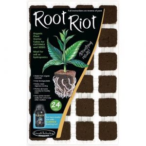 GROWTH TECHNOLOGY - ROOT RIOT VASSOIO 24 PZ - 3.2X3.2X3.8 CM