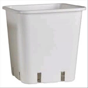 VASO QUADRATO BIANCO 6 LITRI - 17