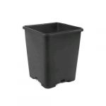 QUADRO VASO QUADRATO IN PLASTICA 7X7X8 - 350ML