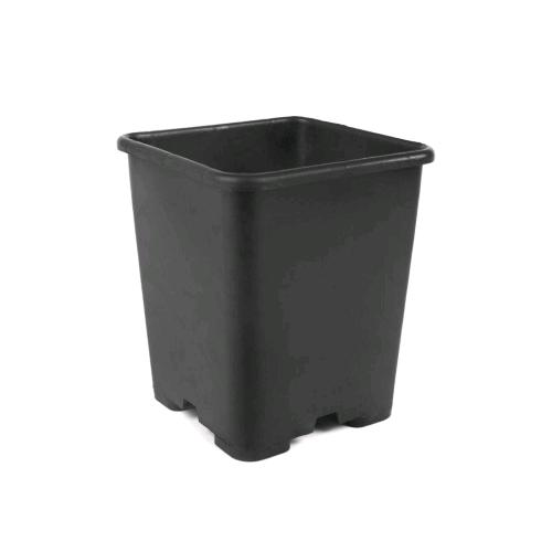 QUADRO VASO QUADRATO IN PLASTICA 7X7X8 - 350ML