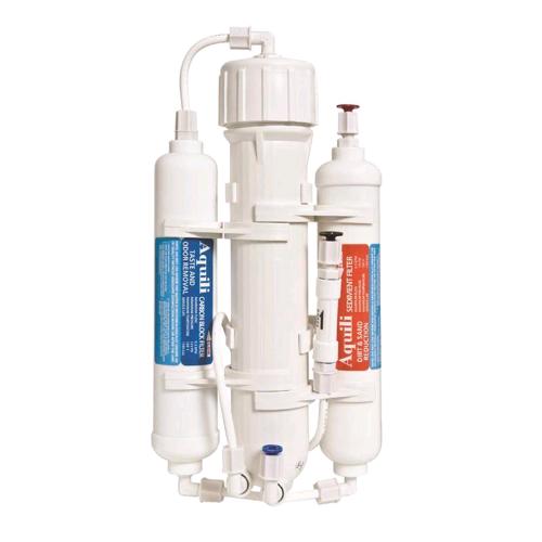 NUOVO IMPIANTO OSMOSI INVERSA CLASSIC CON MEMBRANA HQ+ DA 75 GLD + VALVOLA DI LAVAGGIO - 12 LT/H
