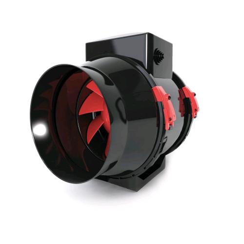 ASPIRATORE BLACK ORCHID MIXED-FLO - RV - Ø125 - MAX 280 M³/H - CABLATO R25