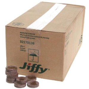 JIFFY DISCHETTI DI TORBA PRESSATA  X GERMINAZIONE Ø4
