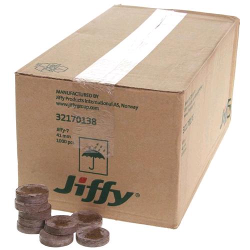 SCATOLA DISCHETTI DI COCCO JIFFY X GERMINAZIONE Ø4