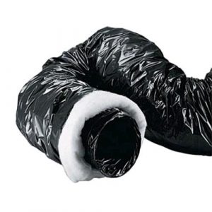 CONDOTTA FONOASSORBENTE CON RIVESTIMENTO ANTIVAPORE Ø 100 - SCATOLA 10 MT